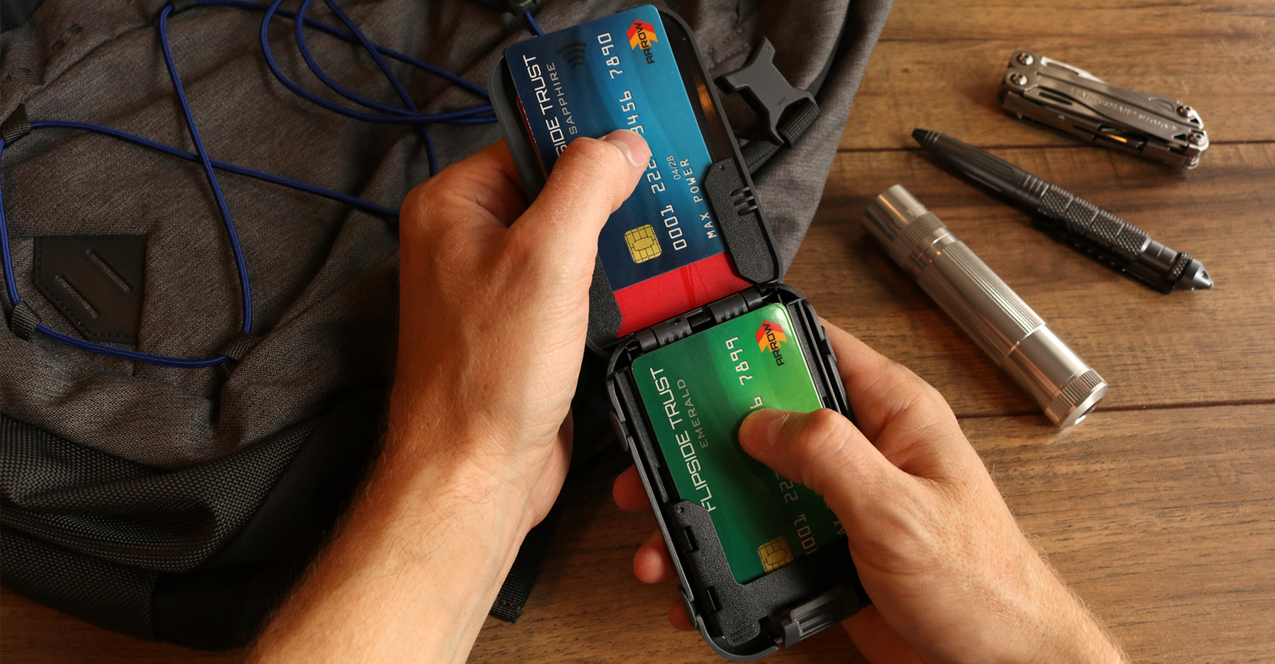Flipside 4 Wallet hero
